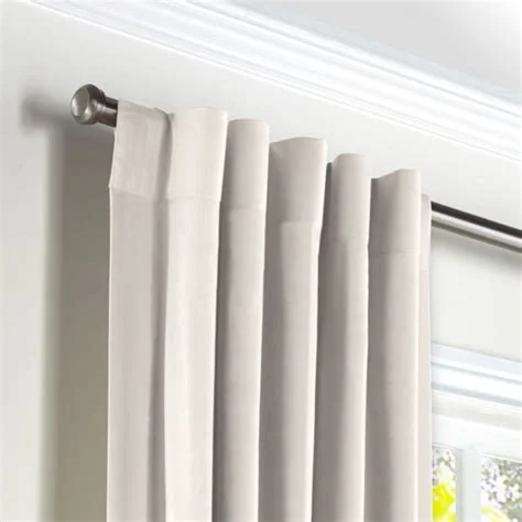 Back tab drapery