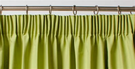 Pencil pleat drapery