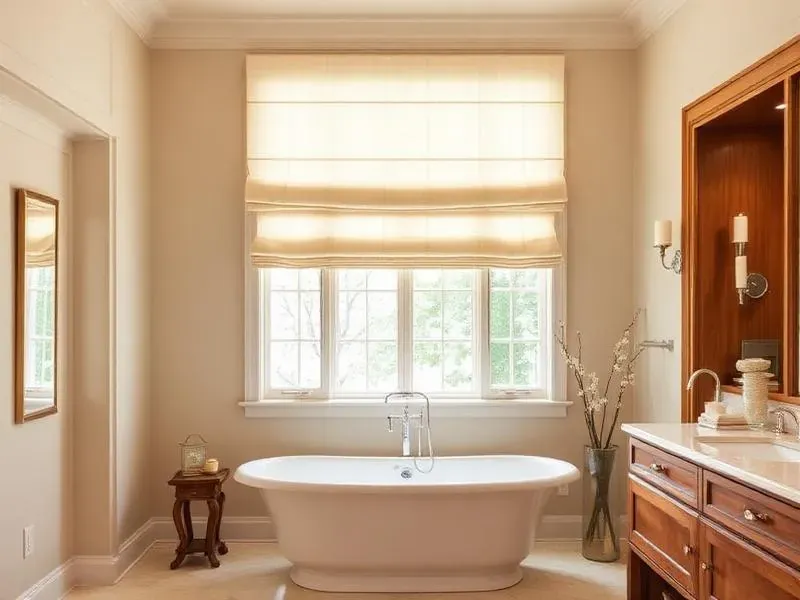 Modern classic window treatment