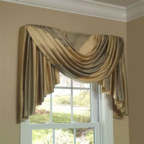 Swag and cascade valance