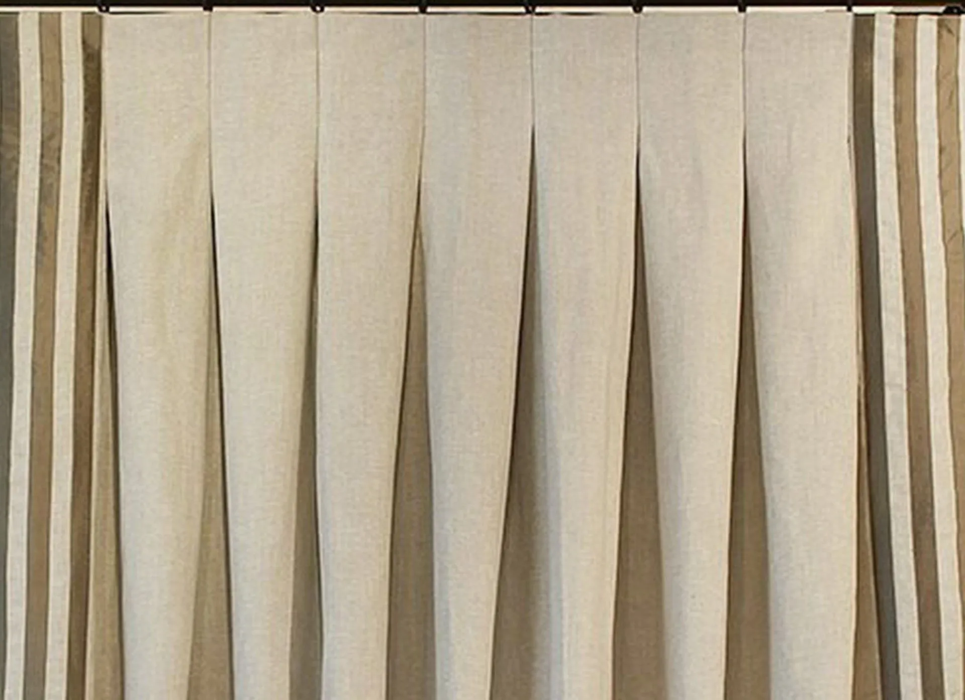 DRAPERY Inverted Pleat Drapes