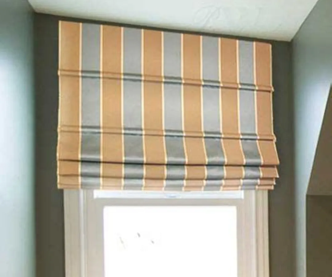 Slatted Roman Shades